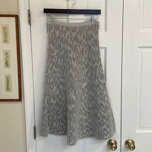 THEORY - LONG WOOL SKIRT